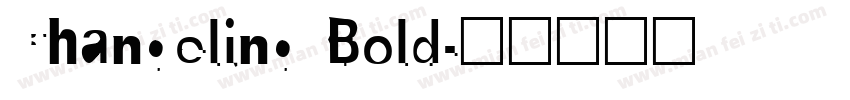 Changeling Bold字体转换